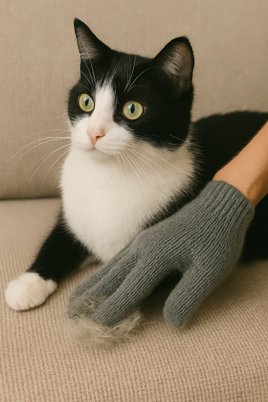How to Use Yarn Gloves for Maximum Fur Removal